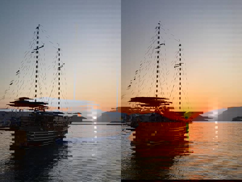 Experience the Sunset at Sea in Kaş!